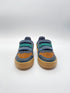 Veja small V-10 suede california ouro natural blauw cognac